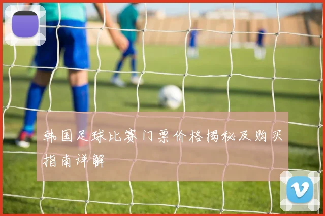 韩国足球比赛门票价格揭秘及购买指南详解